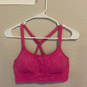 Medium fuchsia pink All in Motion sports bra